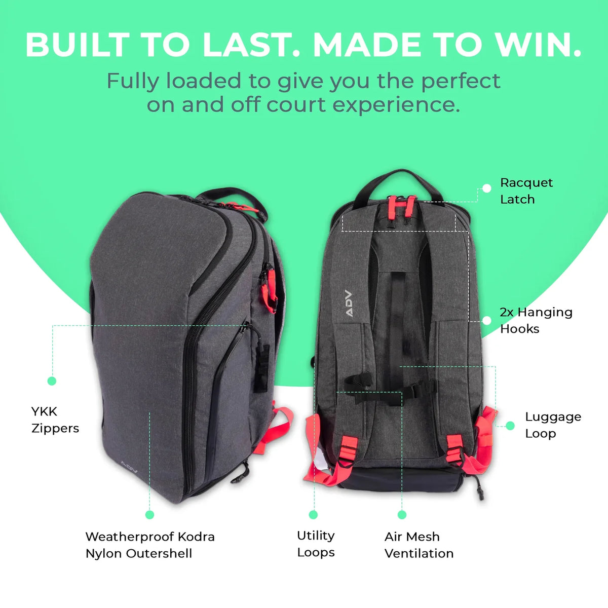 ADV Backpack V2 - Lava